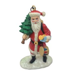 1985 Enesco Santa Claus Ornaments, Santa Claus Ornament, 1910 Santa, Enesco Orna